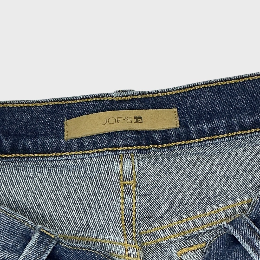 Joe’s Jeans Cut Off Denim Shorts Raw Hem Medium Wash Size 28 - Picture 7 of 8